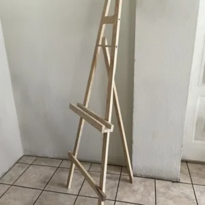 Caballete de madera de pino (no incluye tabla)