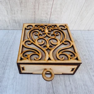 Caja gaveta corazón