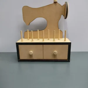 Máquina de coser grande con gaveta