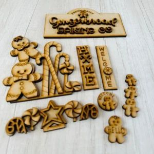 Set de decoración navideña para la casita