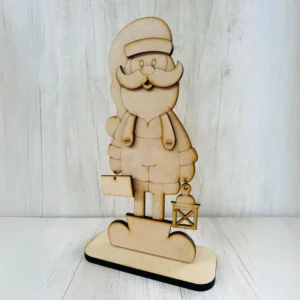 Santa con farol