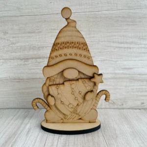 Gnomo árbol navidad