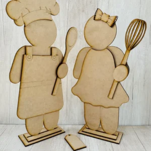 Pareja de galletas de gengibre