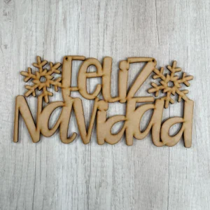 Rótulo Feliz navidad