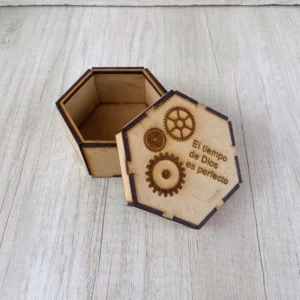 caja hexagonal