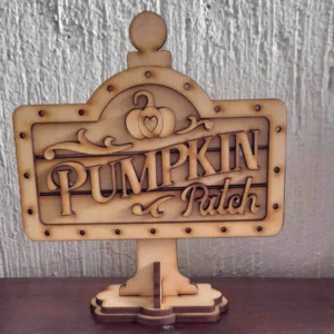 Rótulo de pie decorativo