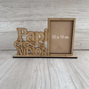 Porta retrato “te amo papi”