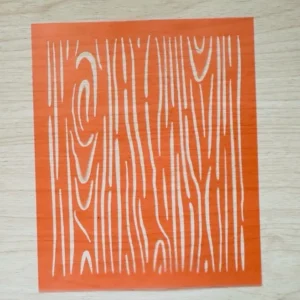 Stencil imitación madera