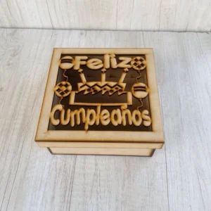 caja feliz cumpleaños