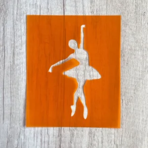 estencil de bailarina