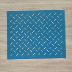 stencil placa de metal