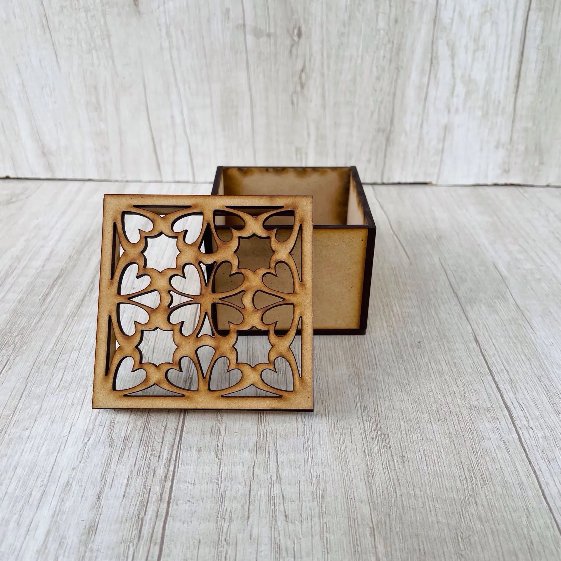 caja corazón regalo