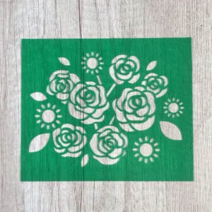 stencil rosas