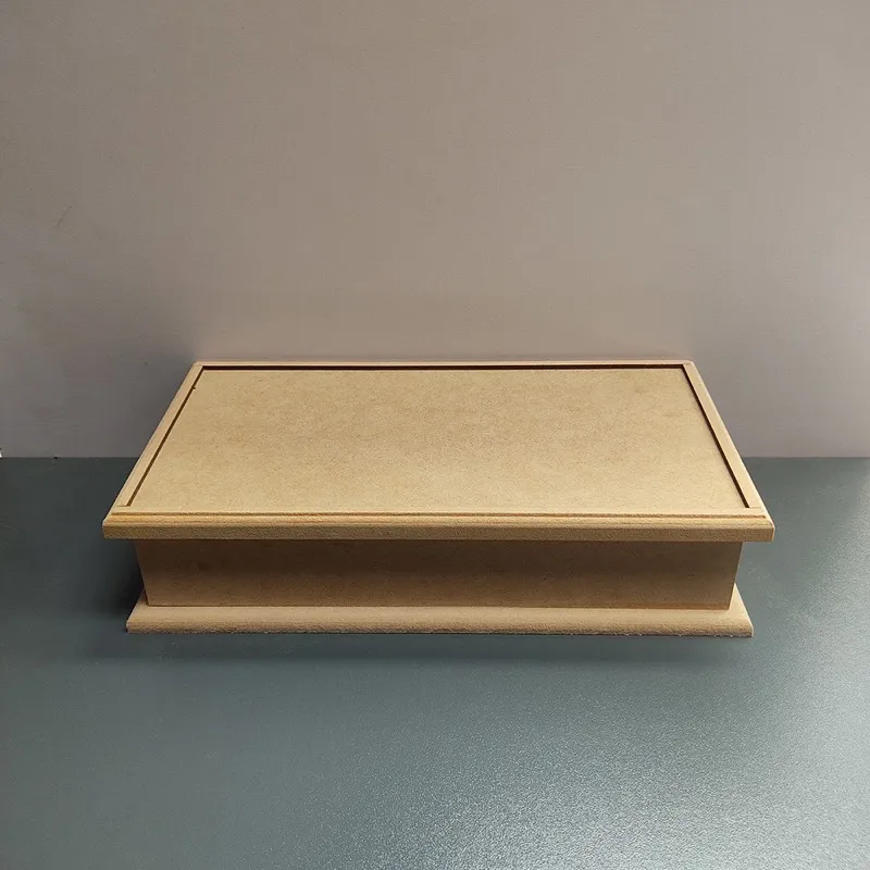 caja de té 8 espacios tapa con borde
