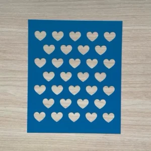 stencil corazones
