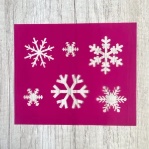 stencil copos de nieve #2