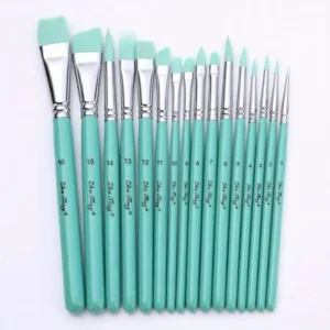 Pinceles set de 16 (incluye pincel rake)