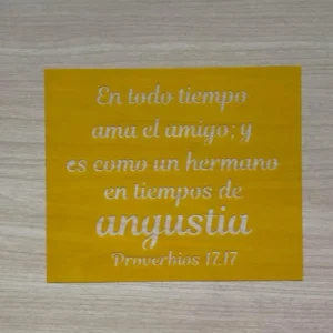 stencil proverbio 17:17