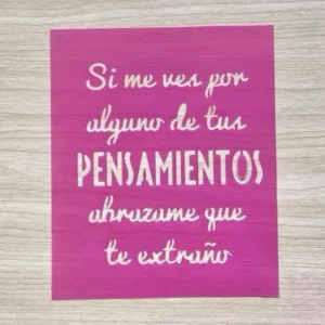 stencil “pensamientos”