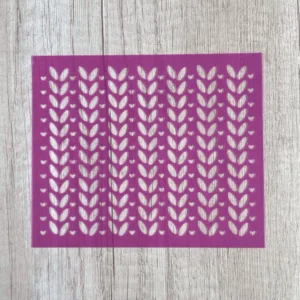 Stencil tejido