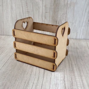 caja de frutas corazón