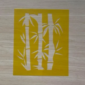 stencil bamboo